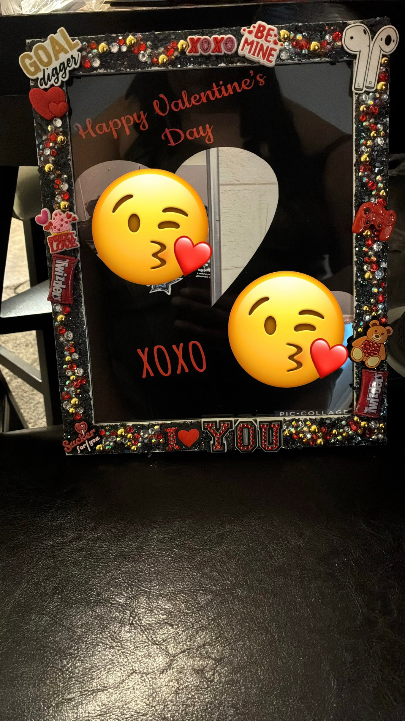Custom 'Junk' Valentines day frame