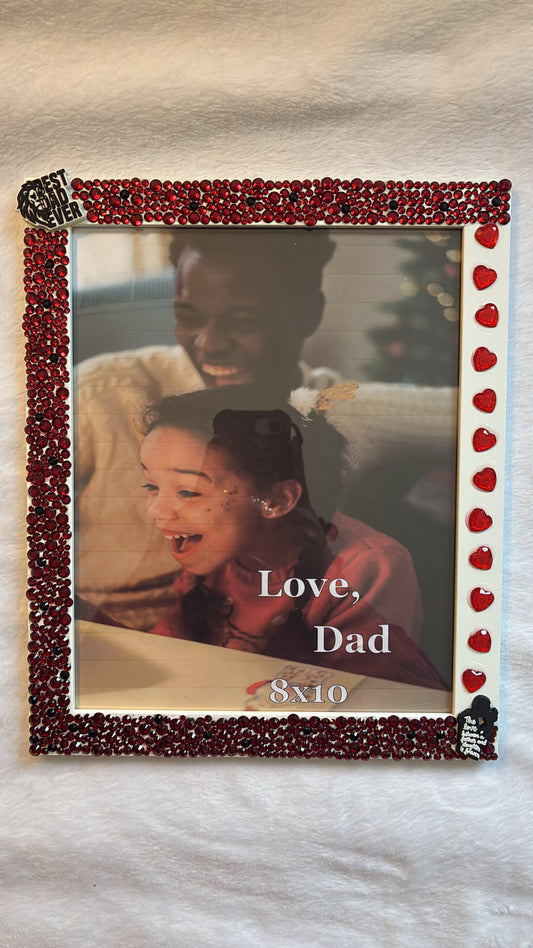 Custom 'Love, Dad' 8x10 Picture frame