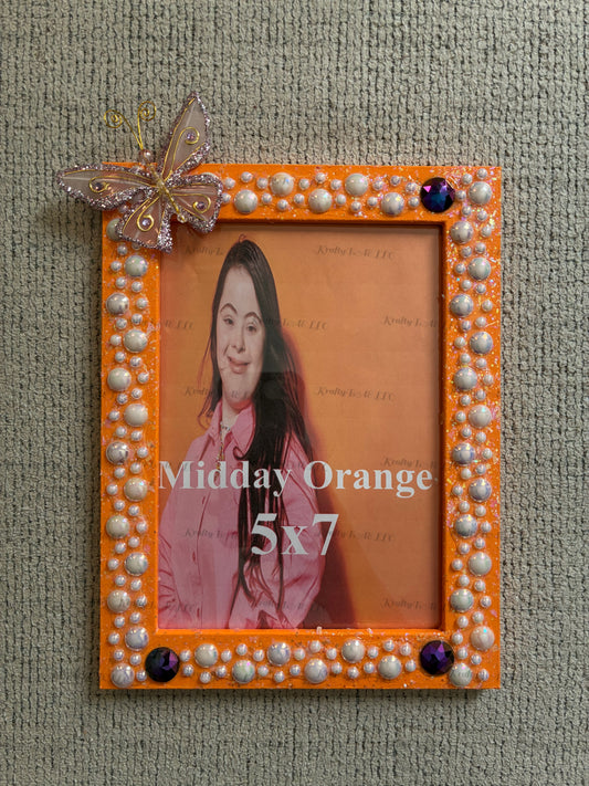 5x7 Picture frame – ‘Midday Orange’