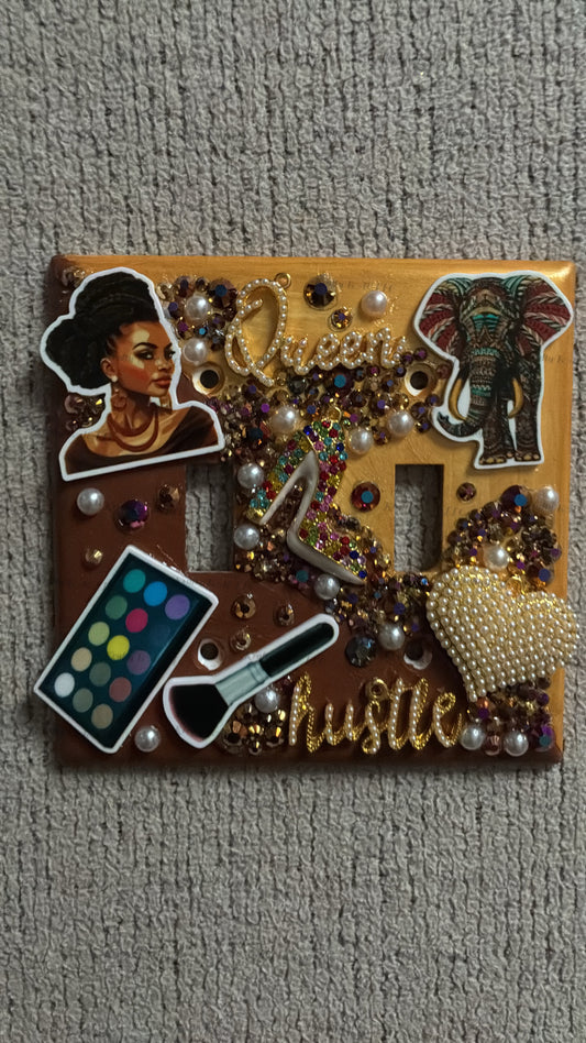“Junk” wall plate: Melanin inspired
