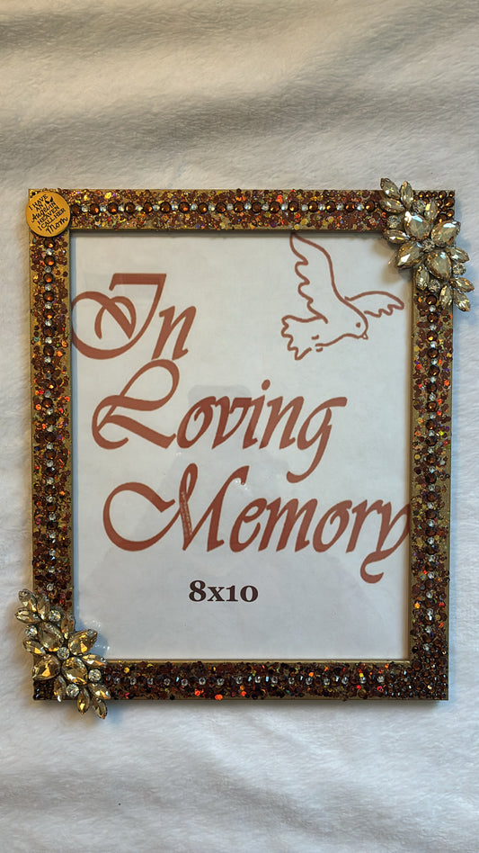 Custom 'In loving memory' 8x10 Picture frame