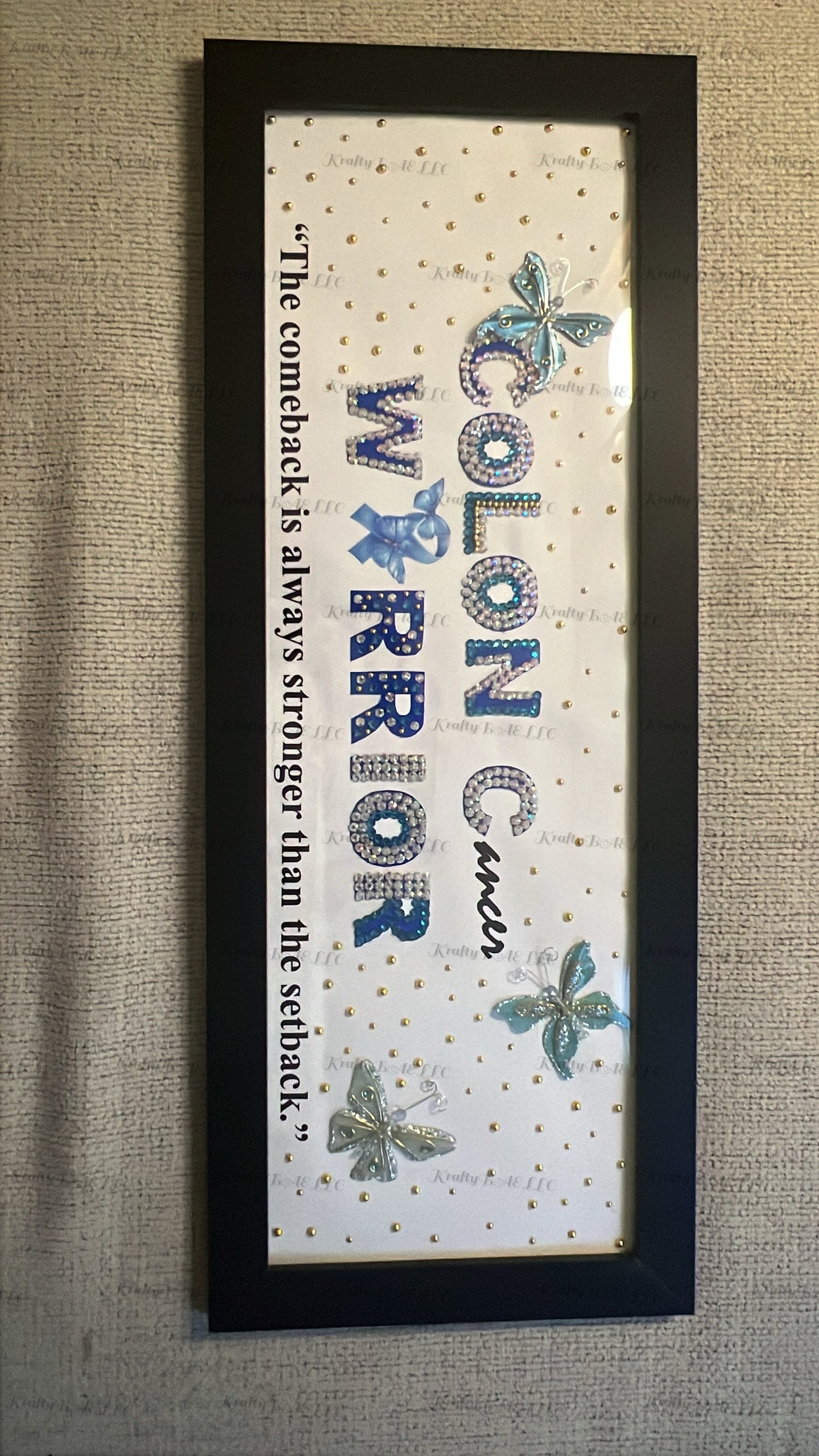 Colon Cancer Awareness frame