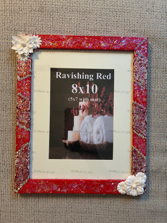 8x10/5x7 Picture frame – ‘Ravishing Red’