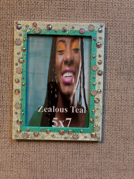 5x7 picture frame - ‘Zealous Teal’
