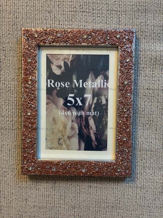 5x7/4x6 picture frame - ‘Rose Metallic’