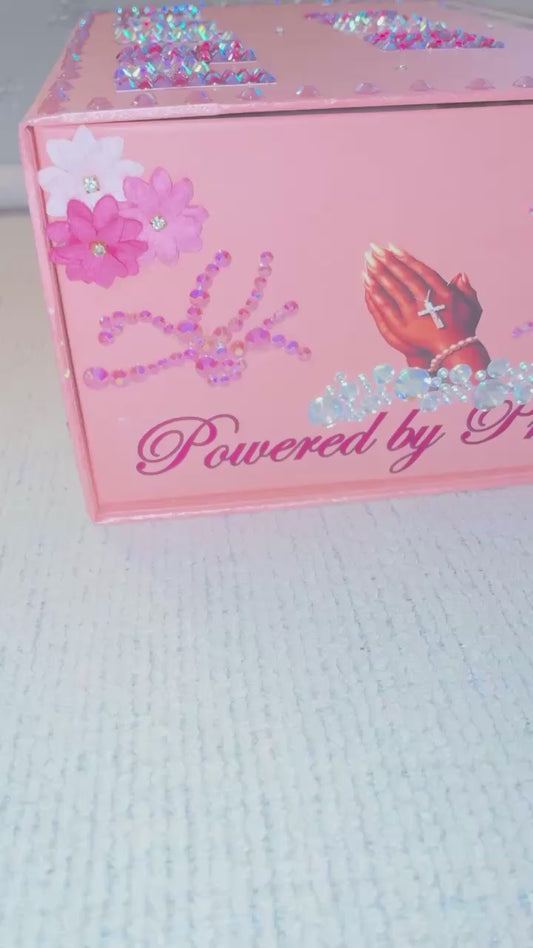 Custom Bedazzled Prayer Box